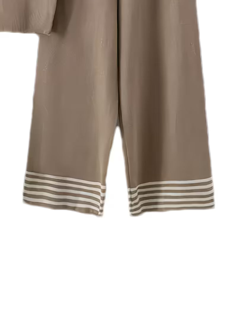 Casual Three-Piece Outfit for Women Fancy Co-ord Set