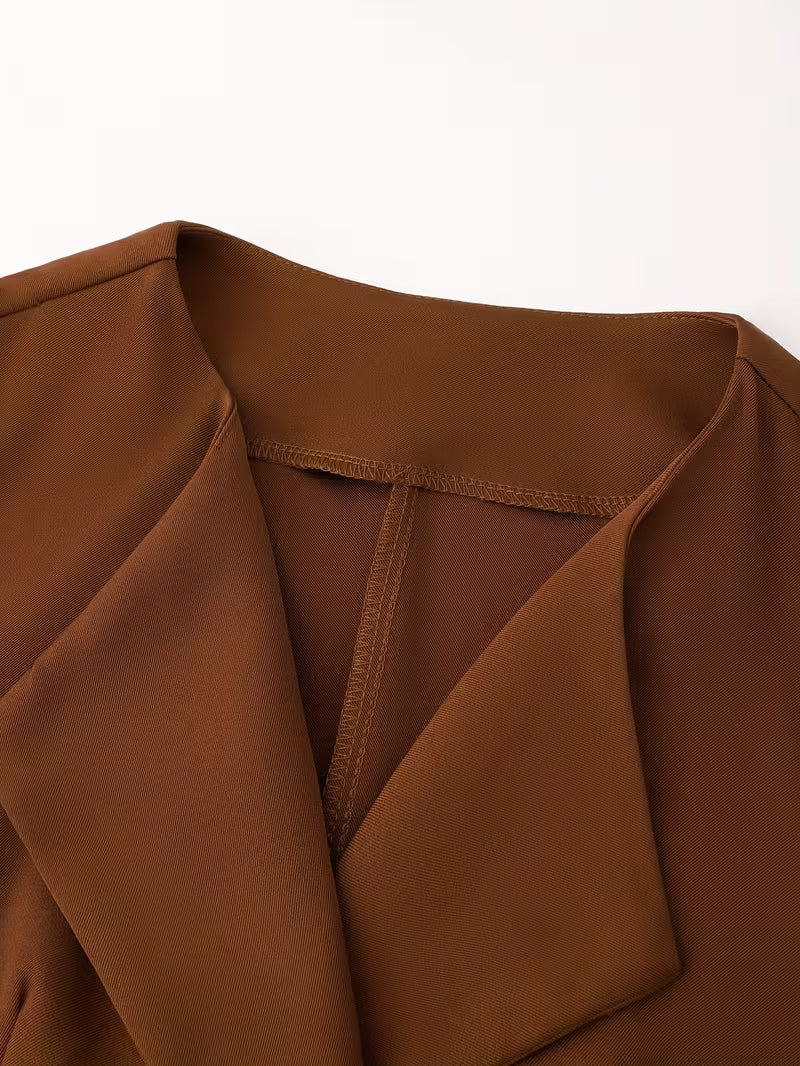 Cocoa Bloom Three-Piece Outfit for Women Fancy Co-ord Set