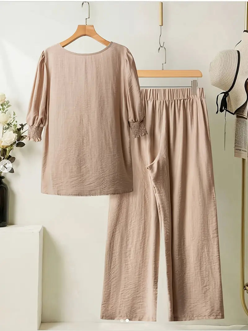 Cornflower  Two-Piece Co-ord Set for Women