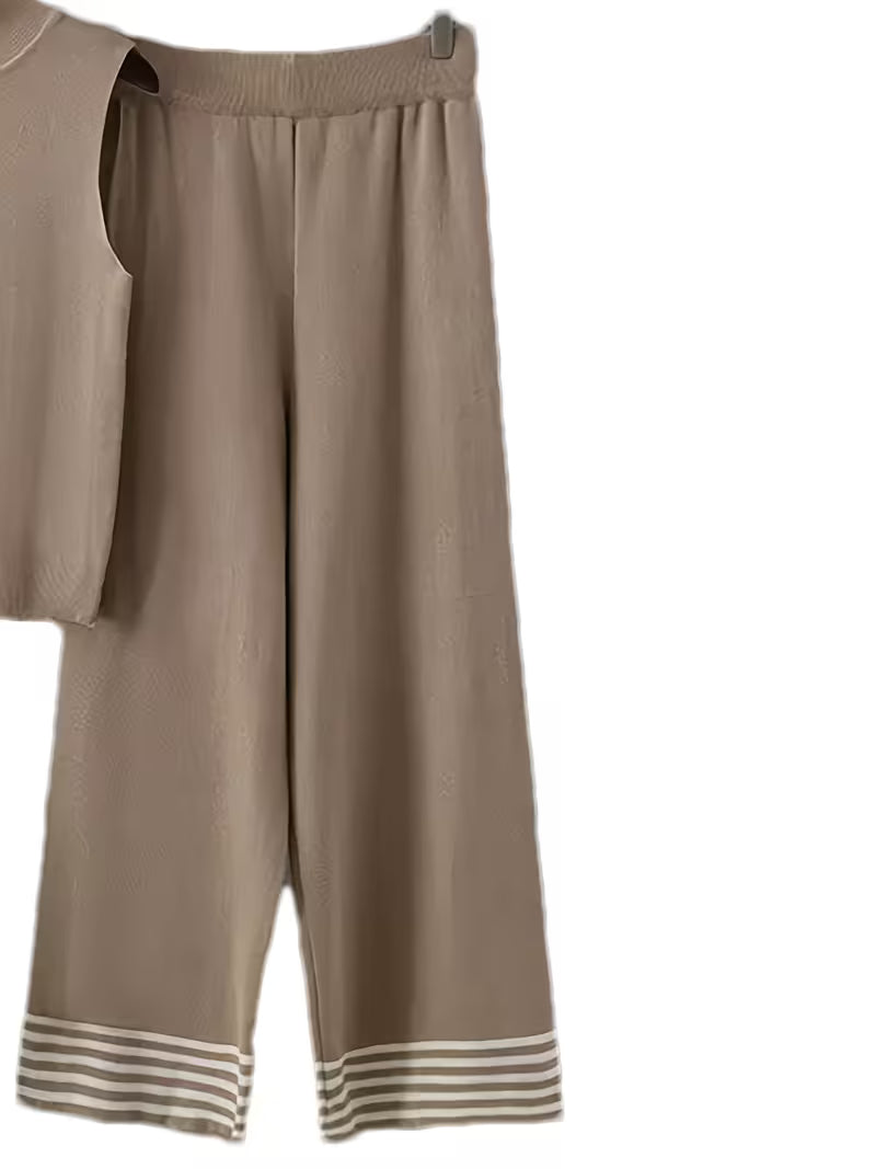 Casual Three-Piece Outfit for Women Fancy Co-ord Set