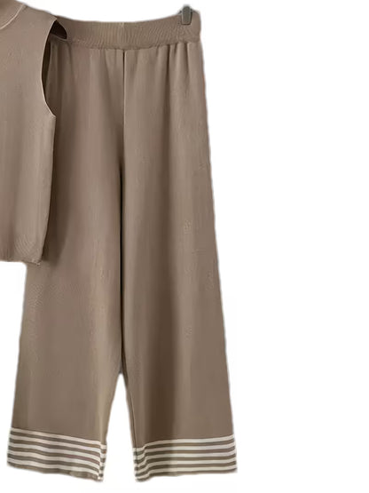 Casual Three-Piece Outfit for Women Fancy Co-ord Set