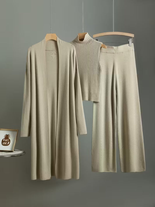 Stylish Three Outfit for Women Fancy Co-ord Set