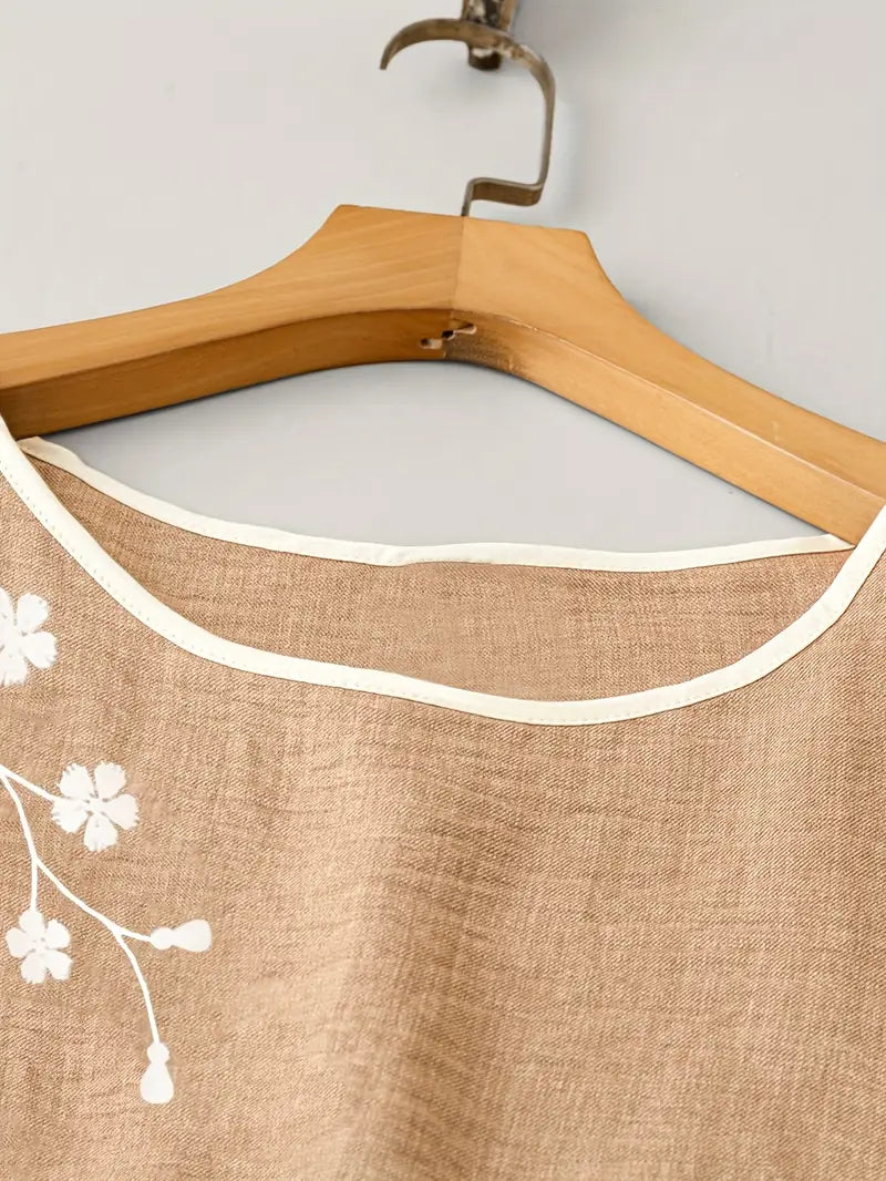 Beige Two-Piece Co-ord Set for Women