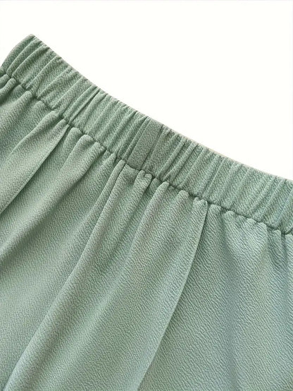 Pastel green Two-Piece Co-ord Set for Women