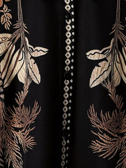 Black Two-Piece Co-ord Set for Women