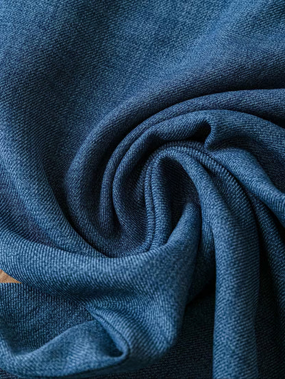 Denim Blue Two-Piece Outfit for Women Fancy Co-ord Set