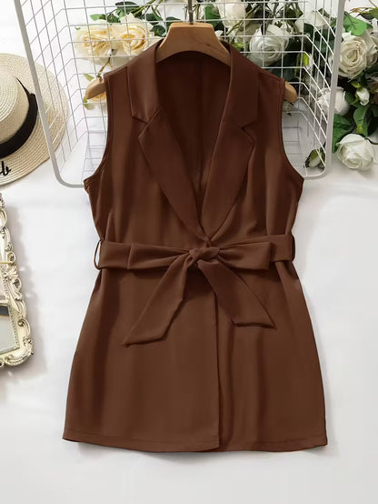 Brown Two-Piece Co-ord Set for Women